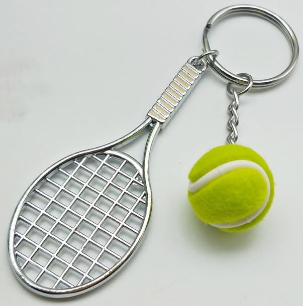 Mini Cute Soccer Keychain Bowling Tennis Baseball Keychain for Men Women Boys Girls Gift