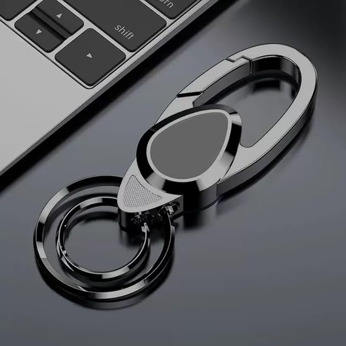 2 Pack Keychain, Sturdy Key Ring,Clip Holder Organizer for Home,Car