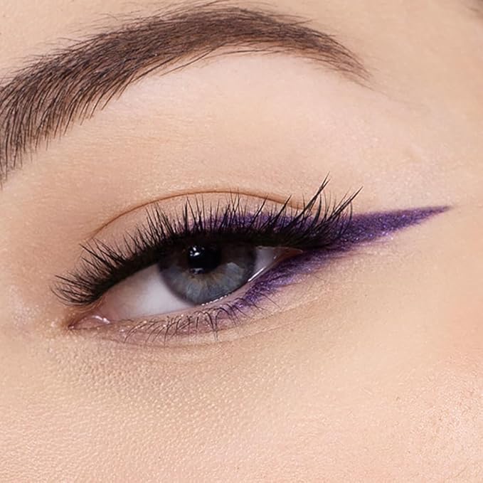 Xtreme Lashes GlideLiner Long Lasting Eye Pencil with Sharpener, Plum, 0.04 Oz, Waterproof Makeup, Gel Formula, Blendable, Smudge, Fade, & Sweat Proof