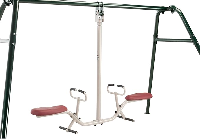 Gym Dandy Indoor & Outdoor Playground Equipment Teeter Totters, 360 Spinning Seesaw, Swing Set for Children Exercises Age 3-12