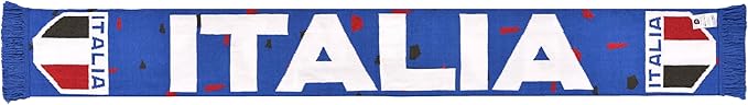 Euroscarves Italy Italia Recycled Cotton Soccer Knit Scarf