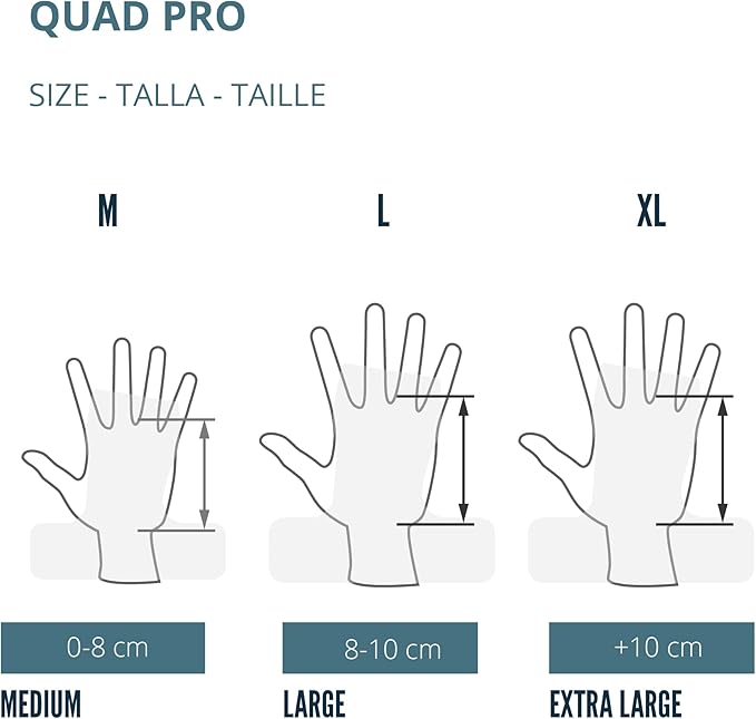 Velites I Quad Pro Handgrips I Professional Cross Training Gloves or Gymnastics I All Surface I Use with Magnesium I Includes Free Bands