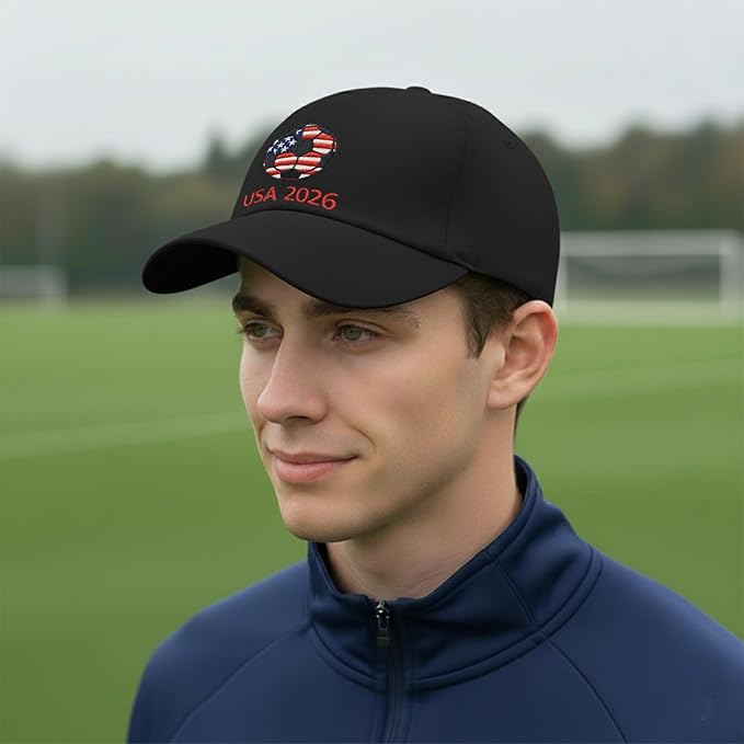 2026 Soccer World Cup Hat - Adjustable Baseball Cap,World Cup Merchandise Gifts Accessories Decorations