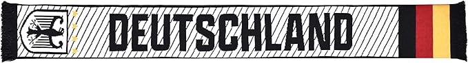 Euroscarves Germany Deutschland Recycled Cotton Soccer Knit Scarf