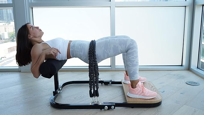 BootySprout Hip Thrust Machine for High Resistance Glute Training - Home Gym Workout - Comes with 45, 90, and 135 Lbs of Resistance
