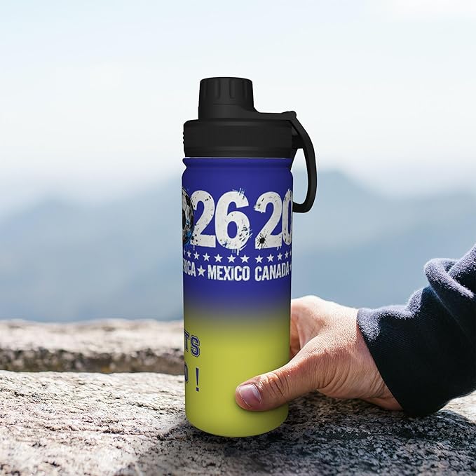 2026 new World Cup sports water bottle - 18oz Water Bottle Designed for Everyday - Sports Games, Bike Rides, Work (Style 3)