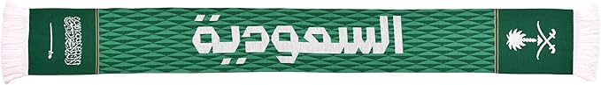 Euroscarves Saudi Arabia Soccer Knit Scarf