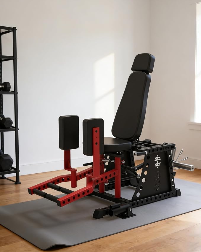 HVO Hip Adduction Abduction Machine: Abductor Adductor Machine-Inner and Outer Thigh Machine Glute Machines Thigh Master for Hip Abduction with 6 Levels Gear System Glute Machines