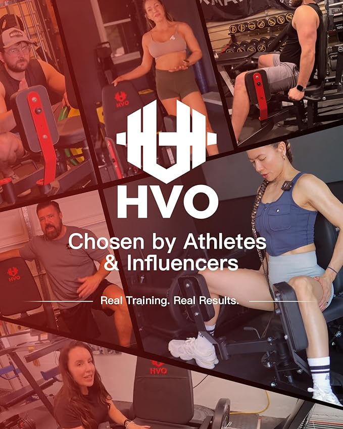 HVO Hip Adduction Abduction Machine: Abductor Adductor Machine-Inner and Outer Thigh Machine Glute Machines Thigh Master for Hip Abduction with 6 Levels Gear System Glute Machines