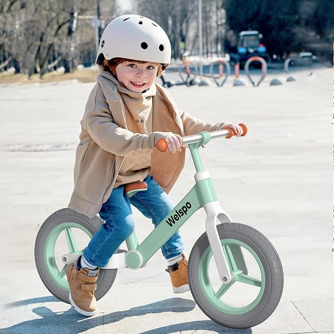 welspo Baby Balance Bikes for 1 Year Old Boys Girls 12-24 Months Kids Toddler First Bicycle Infant Walker Children No Pedal 3 Wheels Mini Bike Riding Toys