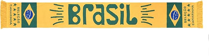 Euroscarves Brasil Recycled Cotton Soccer Knit Scarf