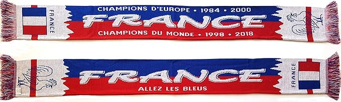 France Champions Du Monde Soccer Knit Scarf