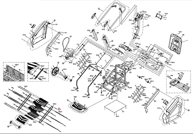 Long Pedal Axle SCM440 1000404237 Works with Matrix Retail Stepper Step