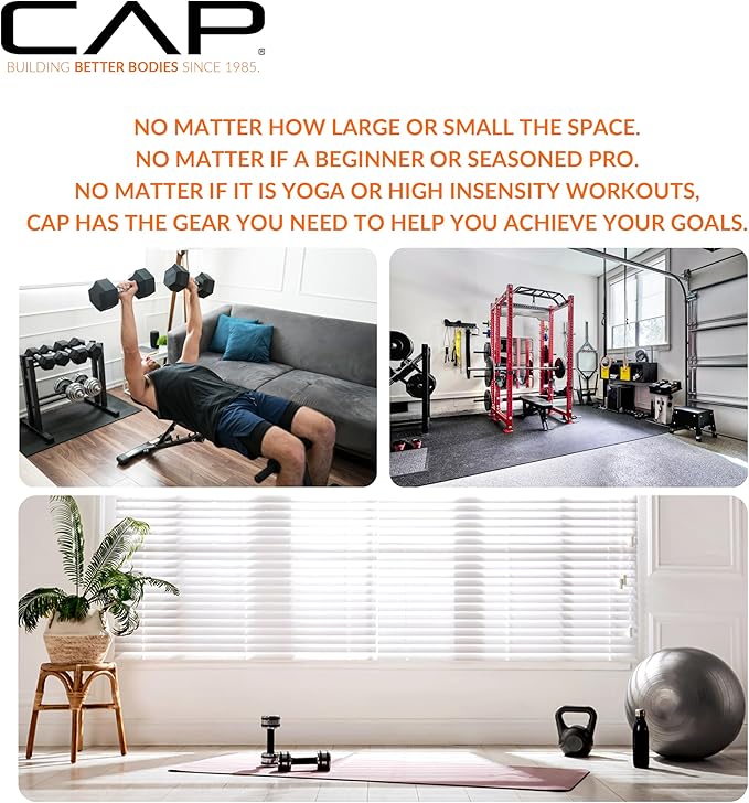 CAP Barbell 2-Inch Olympic 7 ft Barbell Bars | Multiple Options