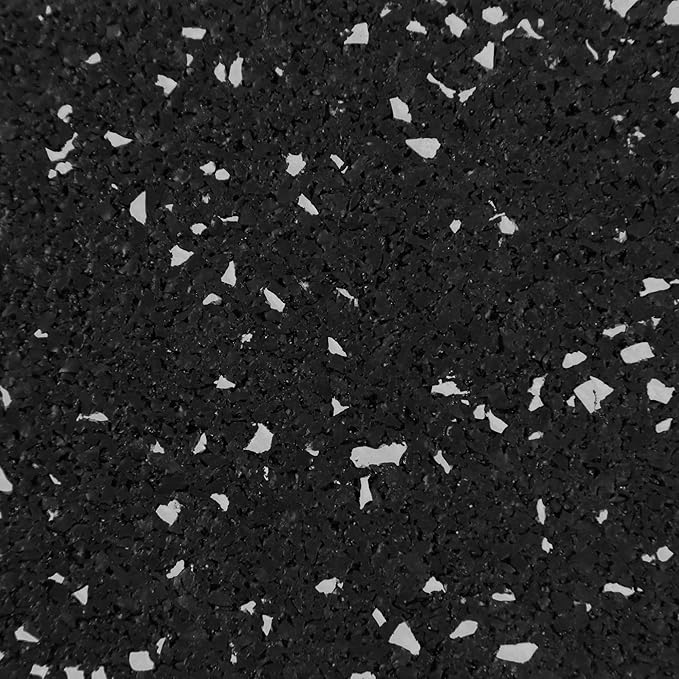 IncStores 8mm Thick Strong Rubber Flooring Roll | Flexible Recycled Rubber Roll Flooring for a Stronger and Safer Basement, Home Gym, Shed, or Trailer | Gray, 5 Mats