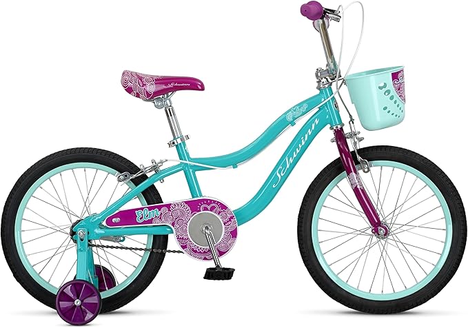 Schwinn Elm and Koen Bike or Balance Bike, 12-18 Inch Bike for Kids Ages 2-13, Black, Blue, Red, Teal, Pink or Purple, SmartStart Ergonomic Design, Adjustable Seat Grows with Child, Training Bicycle