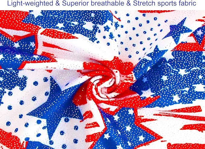 Domusgo Gymnastics Leotards for Girls Sparkly One-Piece Pro Kids Unitard Biketards with Shorts