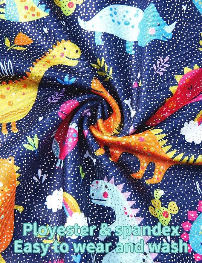 Nymphperi 2 Packs Gymnastics Leotard for Girls Sparkle Biketards with Shorts Kids Sleeveless Unitard One-Piece Dancewear