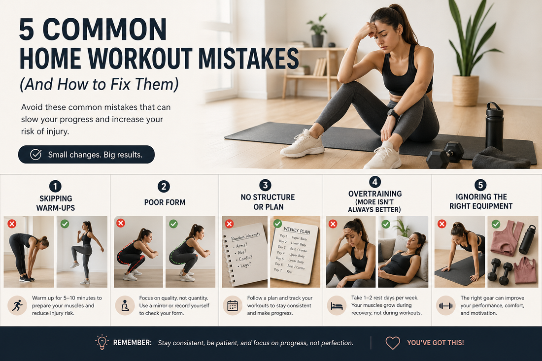 5 Common Home Workout Mistakes (And How to Fix Them)