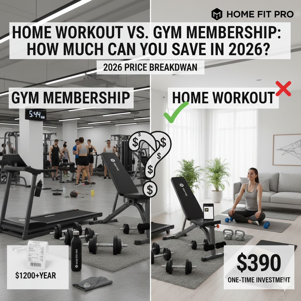 Home Workout vs. Gym Membership: How Much Can You Save in 2026?