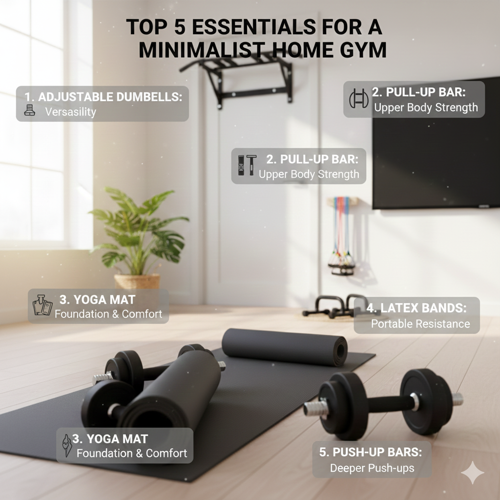 Top 5 Essential Tools for a Minimalist Home Gym: Maximize Your Gains in Small Spaces