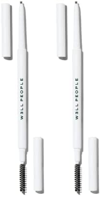 Well People Expressionist Brow Pencil, Defining Brow Pencil For A Natural Finish, Ultra-fine Tip For Total Precision, Vegan & Cruelty-free, Taupe (Pack of 2)