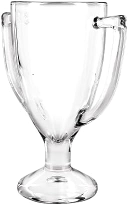 Crown Awards Glass Cup Award with Your Text, 7" Custom Engraved Personalized Glass Trophy