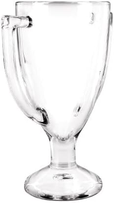 Crown Awards Glass Cup Award with Your Text, 7" Custom Engraved Personalized Glass Trophy