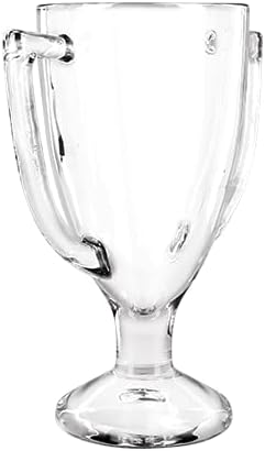 Crown Awards Glass Cup Award with Your Text, 7" Custom Engraved Personalized Glass Trophy