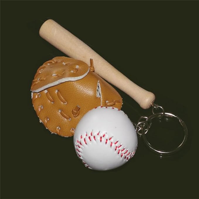 Mini Cute Soccer Keychain Bowling Tennis Baseball Keychain for Men Women Boys Girls Gift