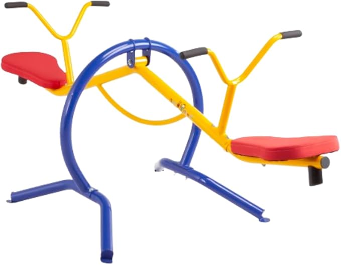 Gym Dandy Indoor & Outdoor Playground Equipment Teeter Totters, 360 Spinning Seesaw, Swing Set for Children Exercises Age 3-12