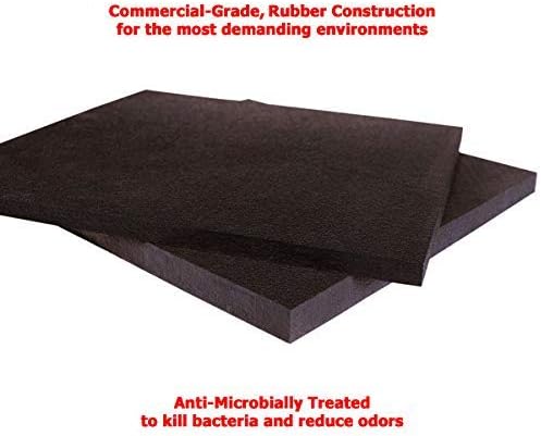 American Floor Mats Ultimate Stand-Alone Gym Mats 10% Mocha 4' x 6' - 1/4" Thick