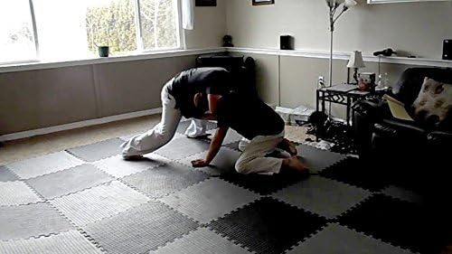 IncStores 7/8 Inch Thick Tatami Foam Flooring Tiles | Textured Interlocking Foam Tiles for Martial-Arts Floor Protection in Your Home Gym, Playroom, and More