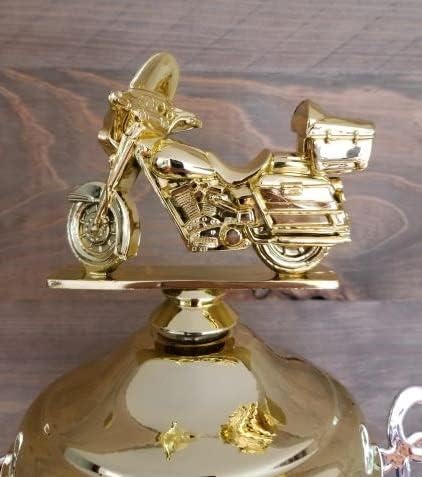 Touring Motorcycle Trophy Cup – 21 Inch Polaris Cup – Custom Engraved Motorcycle Racing Award with Marble Base for Biker Recognition Dirt Bike and Motocross Championships