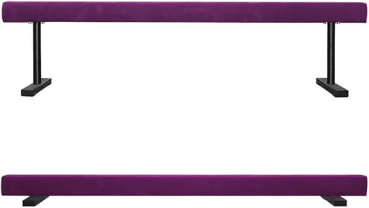 8FT Adjustable&Foldable Gymnastics Balance Beam,Home Gym Equipment,Easy Assembling and Storage,No Tool Require,for Kids Children Girls Training