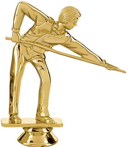 Billiards Trophy, 13" Gold Cup Male Billiards Trophies with Custom Engraving Prime