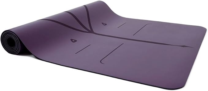Liforme Travel Yoga mat – Patented Alignment System, Warrior-Like Grip, Non-Slip, Eco-Friendly, Ultra-Lightweight and Sweat Resistant, Made with Natural Rubber