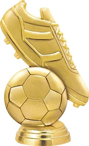 Soccer Trophies - 6" Soccer Ball and Soccer Cleat Trophy for Soccer, Great Soccer Team Awards Prime