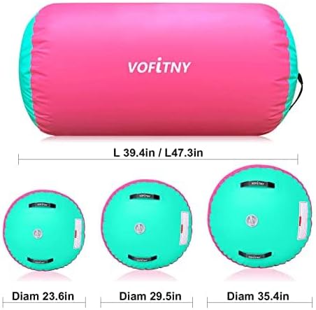 VOFiTNY Gymnastics Tumbling Equipment Air Barrel Inflatable Octagon Tumbler Roller Back-bend Trainer Cheerleading Without Pump