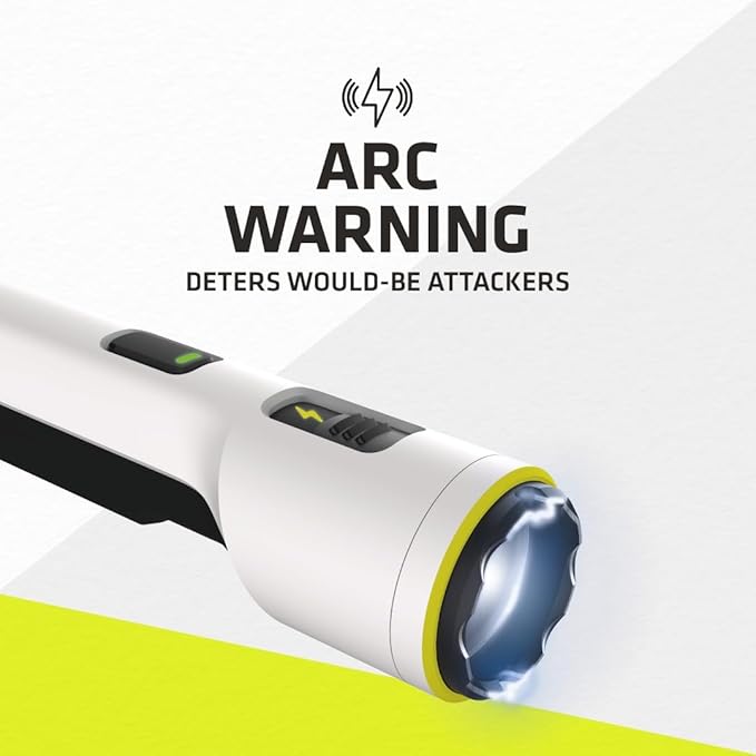 TASER StrikeLight 2 Rechargeable Self-Defense Flashlight with Painful 10 µC Stun Charge | Portable, Lightweight Protection for Running, Jogging, Pet Walking, Camping, Hiking, and Outdoors