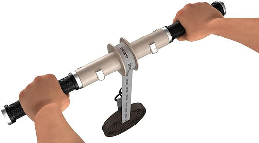 ArmLabz Forearm Roller 2.0 Wrist Roller and Forearm Strengthener, Grip Strength Trainer and Hand Exerciser, Quick Reset, One Arm Use, Wrist and Elbow Health, Forearm Workout Equipment