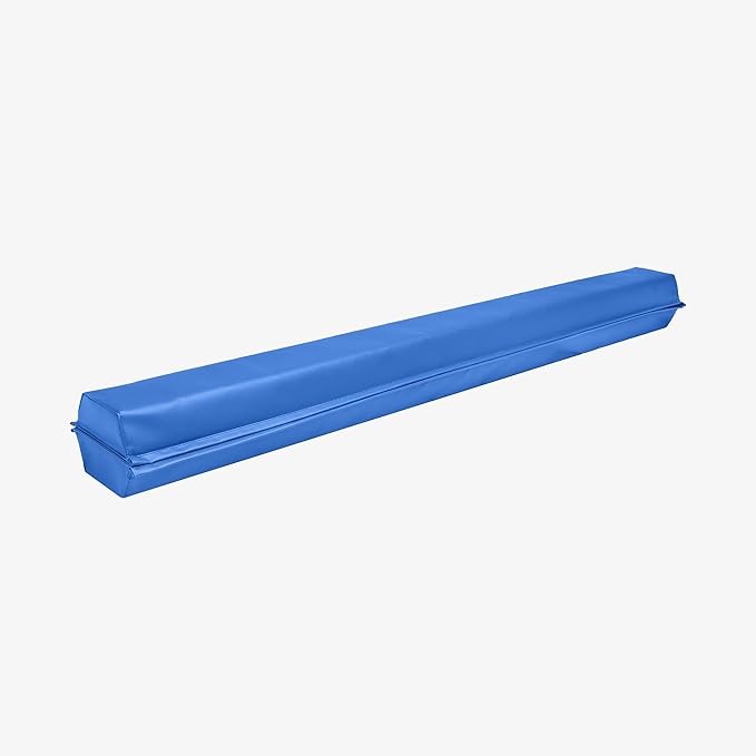 IncStores Folding Balance Beam | Foam and Vinyl Balance Trainer Beam | Portable 9 Foot Gymnastics Balance Beam for Kids Obstacle Course Equipment and Routine Practice