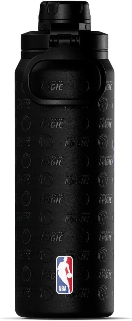 Hydrapeak x NBA Officially Licensed Orlando Magic 26 oz Active Water Bottle with Chug Lid and Handle Reusable Stainless Steel Double Wall Insulated Sports Gift
