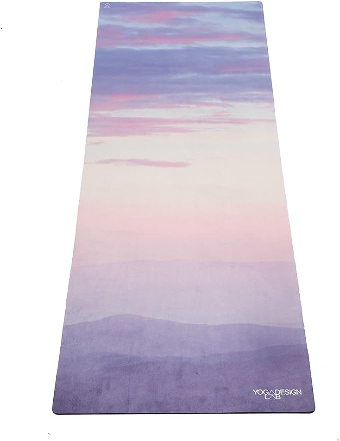 YOGA DESIGN LAB | The Combo Yoga Mat | Eco Luxury | Ideal for Hot Yoga, Power, Bikram, Ashtanga, Sweat | Studio Quality | Includes Carrying Strap!