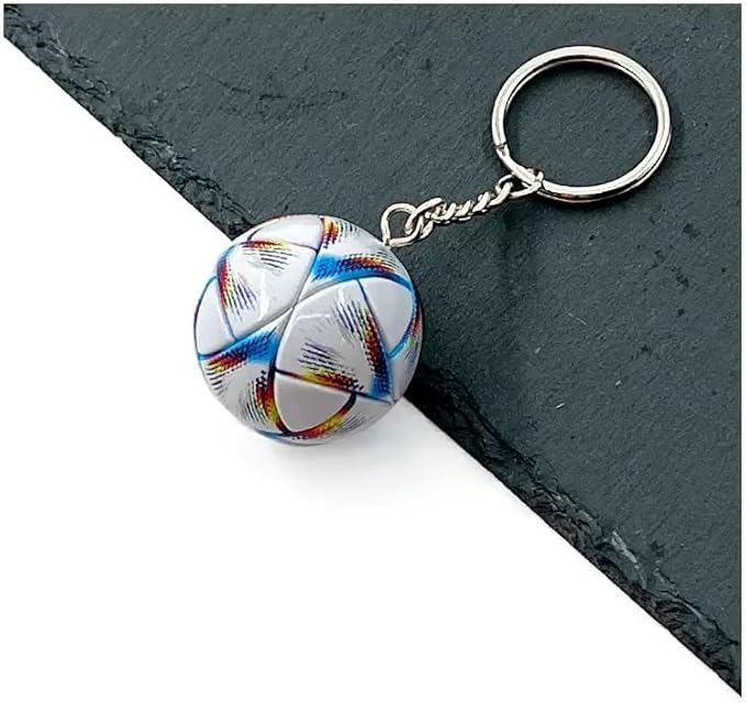 1pc mini Soccer Keychain,Fan Keyring for Backpacks Hanging Decoration, Sports World Cup,Football Key Chain for Boys