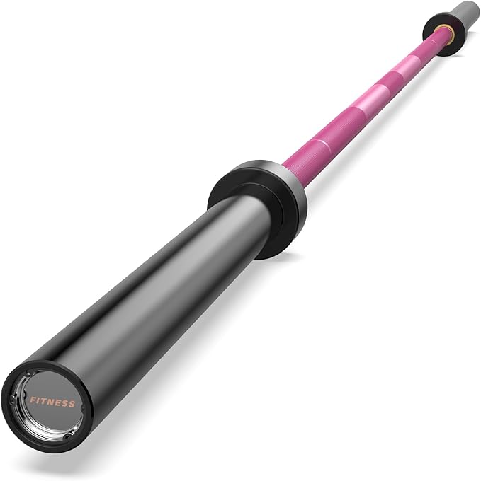 Olympic Barbell, 45lb/35lb 2-inch Weight Bar for Bench Press, 7ft/6.5ft Olympic Bar, 1000 lb/1500 lb High-Capacity, Hard Chrome, Knurled Grip, Strength Training Deadlift Weightlifting Squat