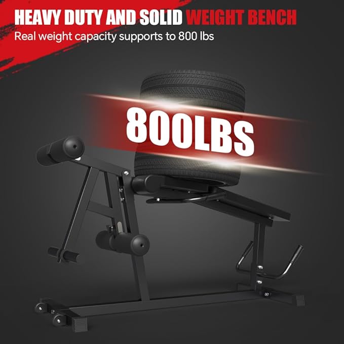 Leg Extension and Leg Curl Machine,Seated Leg Extension and Lying Curl Machine for Home Gym,Leg Press Bench Fit for Both 1'' and 2'' Weight Plates