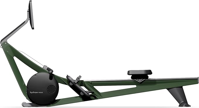 Hydrow Wave Rowing Machine with 16" HD Touchscreen & Speakers - Foldable | Live Home Workouts, Subscription Required