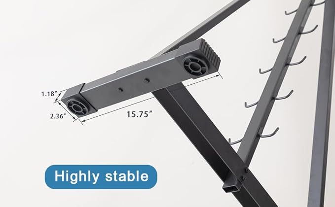 LAT Pulldown Storage,LAT Bar Organizer,LAT Pulldown Attachments.Attachment Storage Rack for Mag Grip - Home Gym Fitness Heavy Duty A-Frame Stand and Gym Wall Storage.