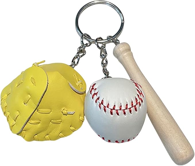 Mini Cute Soccer Keychain Bowling Tennis Baseball Keychain for Men Women Boys Girls Gift